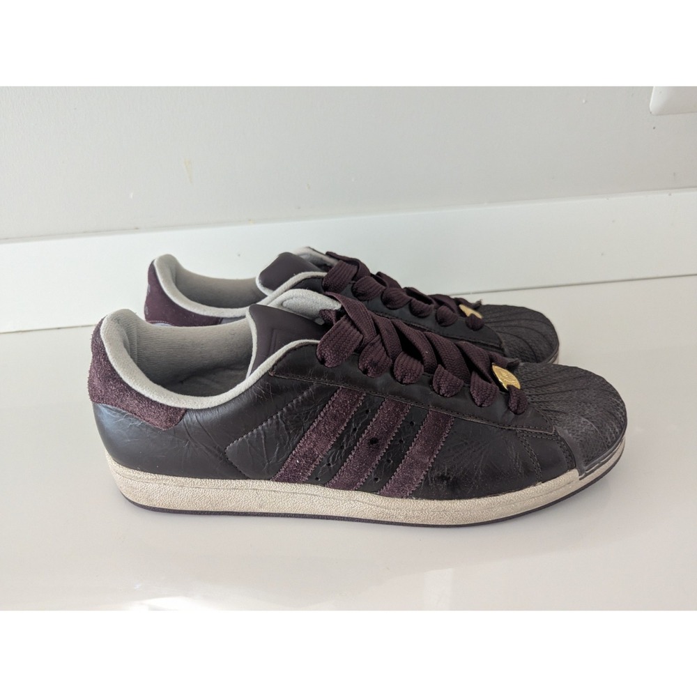 Limited Edition adidas Superstar II Mahogany 015374 Mens Size 11 Mushroom Shell
